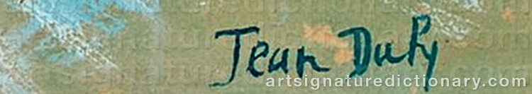 Signature by Jean DUFY