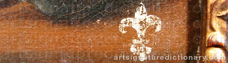 Authentic signature by Pieter SNAYERS on  artwork