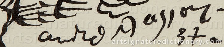 Signature by André MASSON