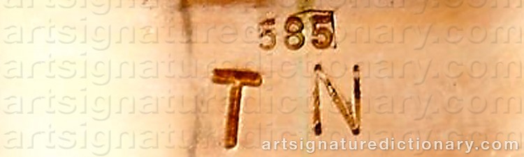 Authentic signature by Tore NODDELAND on Other artwork