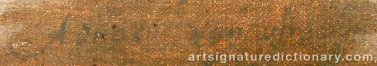 Authentic signature by Adriaen Van UTRECHT on  artwork