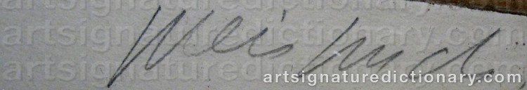 Signature by Claude WEISBUCH