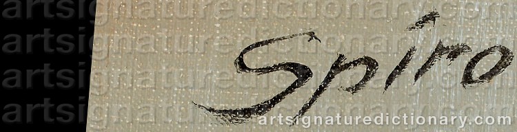 Signature by Georges SPIRO