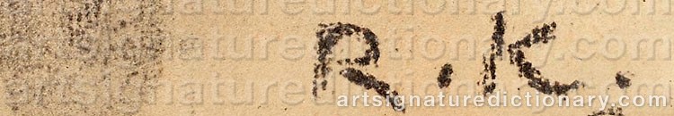 Signature by Rudolf KOIVU