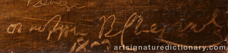 Authentic signature by Vladimir SVERTCHKOFF on Painting/Watercolour artwork