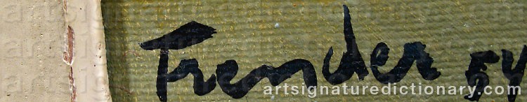 Signature by Helge FRENDER