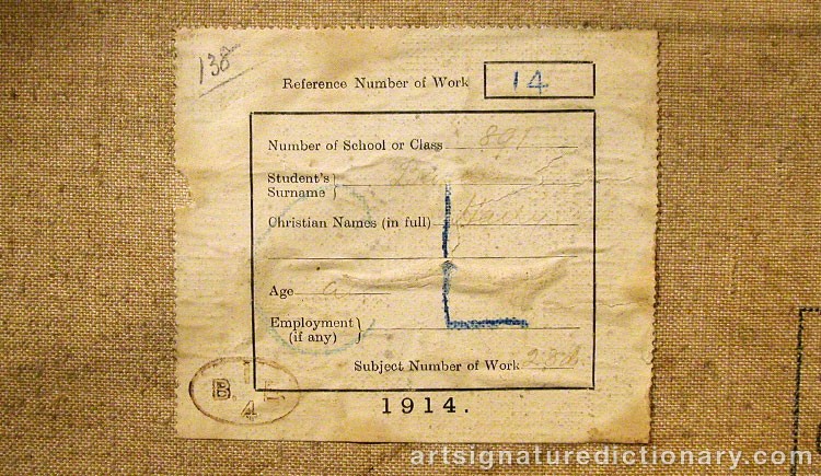 Close-up details showing Mårten Eskil WINGE signature forgery characteristics