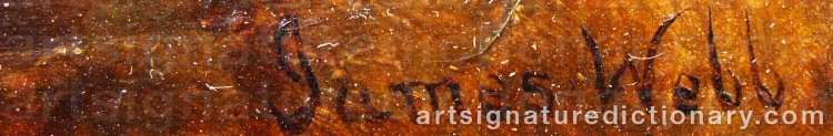 Signature by James WEBB