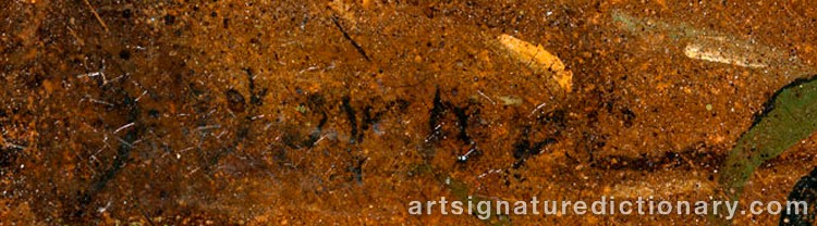 Authentic signature by Claude Joseph VERNET on Painting/Watercolour artwork