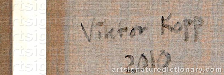 Signature by Viktor KOPP