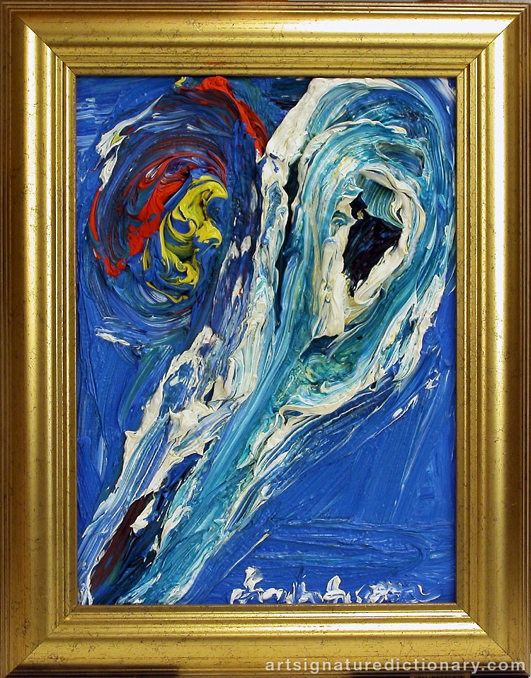 Close-up details showing Bengt LINDSTRÖM signature forgery characteristics