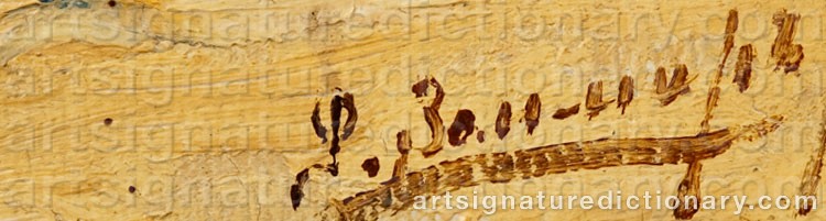 Signature by Richard Karlovich ZOMMER