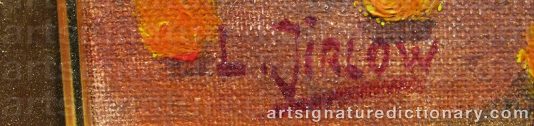 Forged signature of Lennart JIRLOW