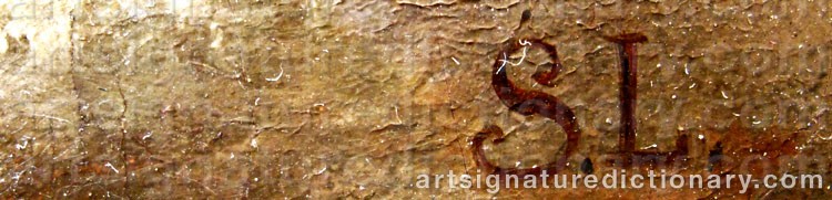 Authentic signature by Sara LUNDBLAD on Painting/Watercolour artwork