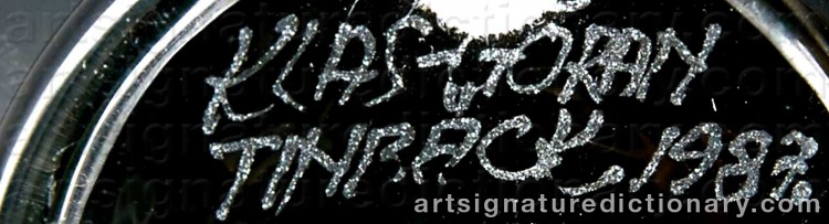 Signature by Klas-Göran TINBÄCK