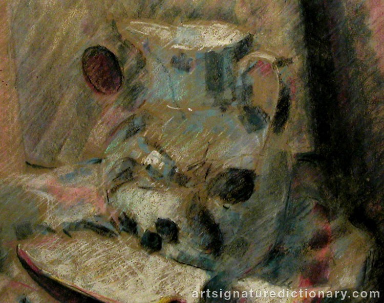 Close-up details showing Mary Stevenson CASSATT signature forgery characteristics