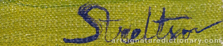 Authentic signature by Nadezda STRELTSOVA on Painting/Watercolour artwork
