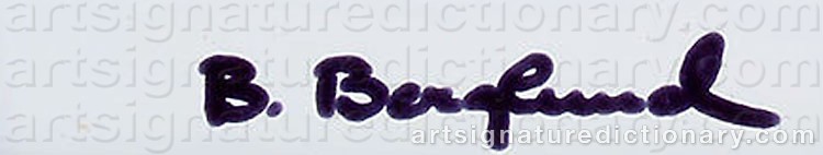 Signature by Bengt BERGLUND