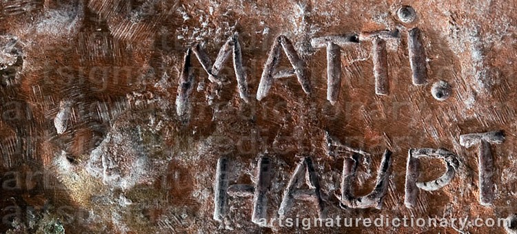 Signature by Matti HAUPT