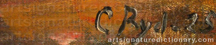 Signature by Carl RYD