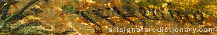 Signature by John Frederick The Younger HERRING