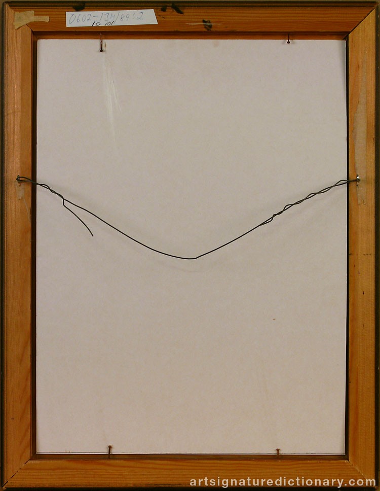 Close-up details showing Harald WIBERG signature forgery characteristics