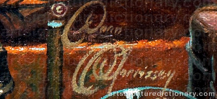 Authentic signature by Dean MORRISSEY on Painting/Watercolour artwork