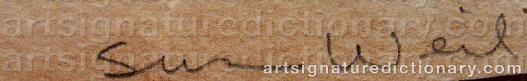 Signature by Susan WEIL