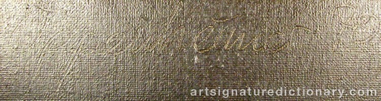 Signature by Johnny OPPENHEIMER