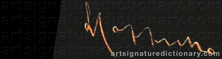 Authentic signature by Leonetto CAPPIELLO on Drawing/Graphic/Print artwork