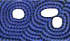 Close-up details showing Victor VASARELY signature forgery characteristics