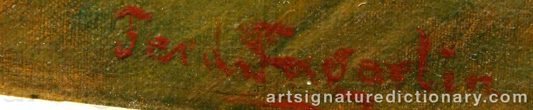 Signature by Ferdinand FAGERLIN