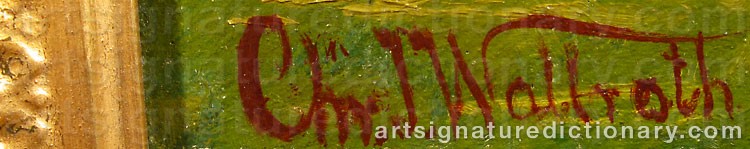 Signature by Christoffer Johan WALLROTH