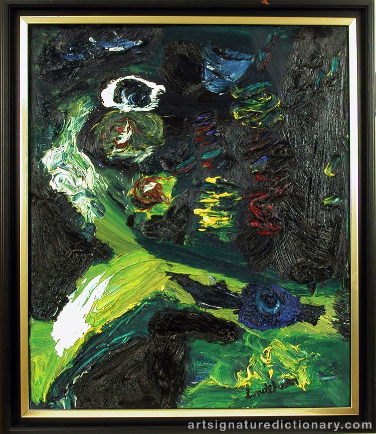 Close-up details showing Bengt LINDSTRÖM signature forgery characteristics