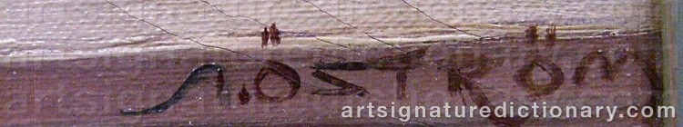 Signature by Arvid ÖSTRÖM