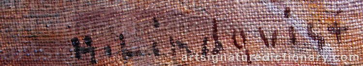 Signature by Herman LINDQVIST