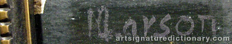 Forged signature of Marcus LARSON