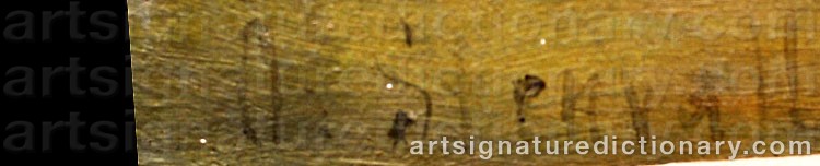 Signature by Oscar STENVALL