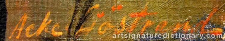 Signature by Acke SJÖSTRAND