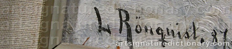 Signature by Lotten RÖNQUIST