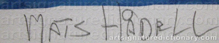 Signature by Mats HÅDELL