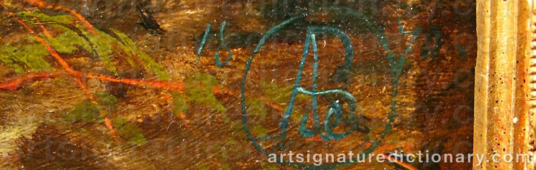 Signature by Alfred De The Elder BREANSKI