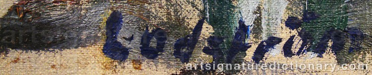 Signature by Georg LODSTRÖM