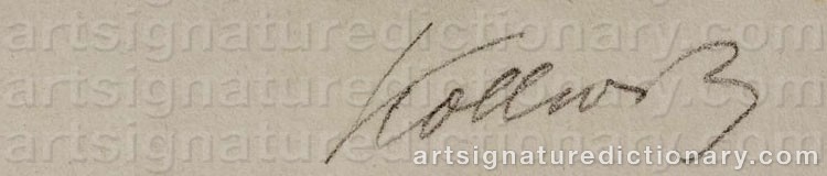 Signature by Käthe KOLLWITZ