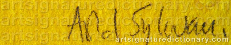 Signature by Astrid SYLWAN