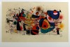 Close-up details showing Joan MIRO signature forgery characteristics