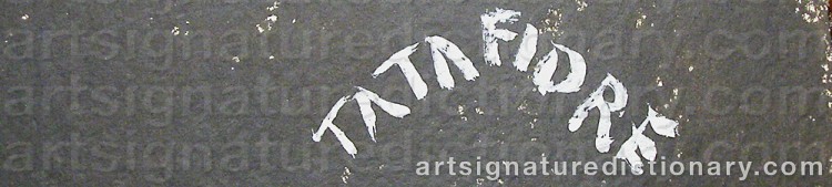Signature by Ernesto TATAFIORE