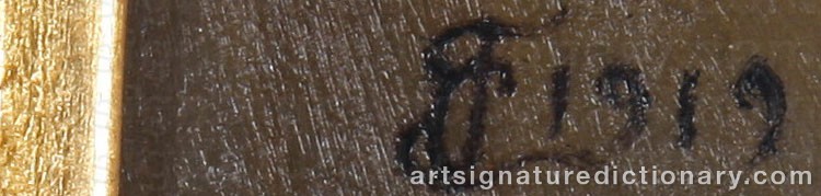 Signature by Carl Johan FORSBERG