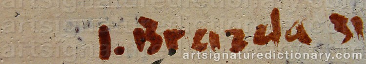 Signature by Jan BRAZDA