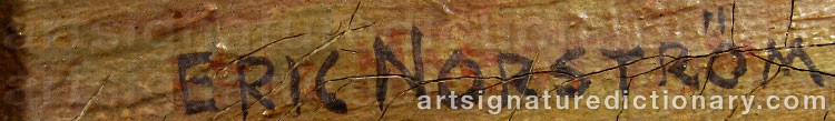 Signature by Eric NORSTRÖM